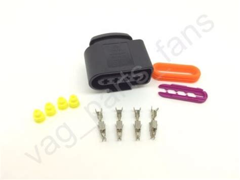 1j0973724 4 Pins Ignition Spark Coil Plug Connector For Vag Vw Audi