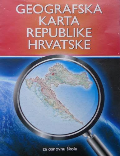 Slavicum Geografska Karta Republike Hrvatske Za škole