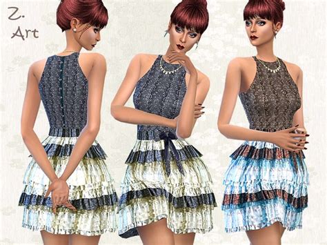 Petticoat Dress By Zuckerschnute20 At Tsr Sims 4 Updates