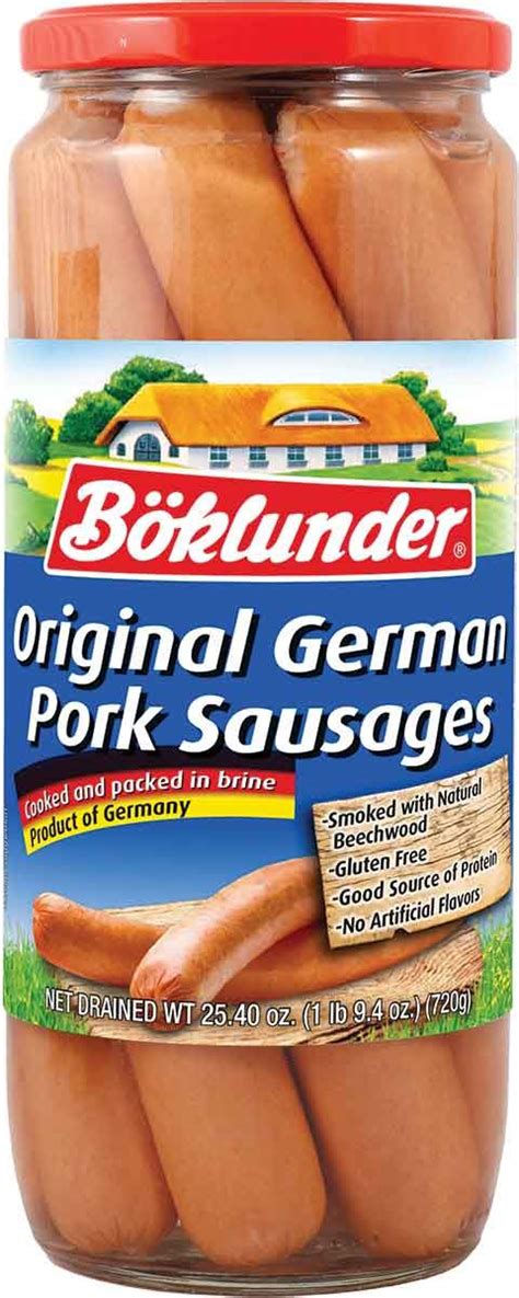 Böklunder Original German Sausages Large Jar German Sausage