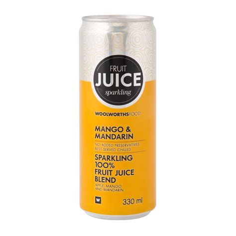 Mango And Mandarin 100 Fruit Juice Blend 330 Ml Za