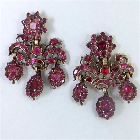 Pair Of Early Eighteenth Century French Earrings With Images