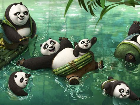 'kung fu panda' was an evolutionary jump in what the dreamworks animation had offered until then. (Click on a picture to enlarge.)