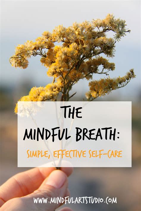 The Mindful Breath A Simple Form Of Self Care Clear Your Mind In