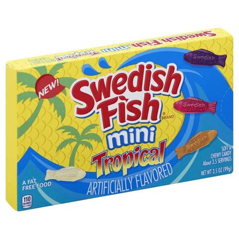 Swedish Fish Candy Tropical Soft And Chewy Mini 8 Oz Instacart