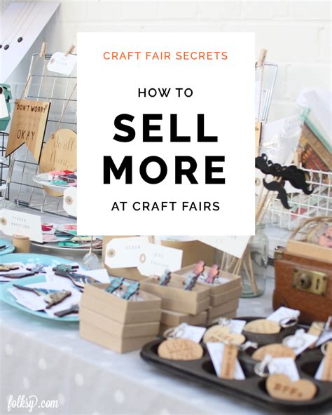 How To Sell More At Markets Craft Fairs And Trade Shows Folksy Blog