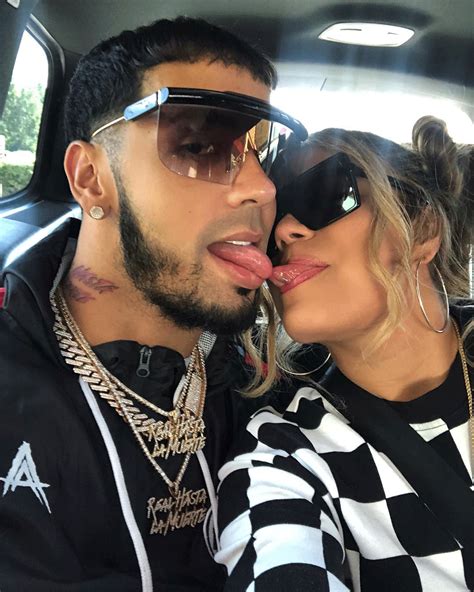 Tongue Tied From Anuel Aa And Karol Gs Cutest Couple