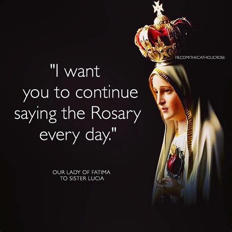 An Image Of The Virgin Mary With A Crown On Her Head And Quote From