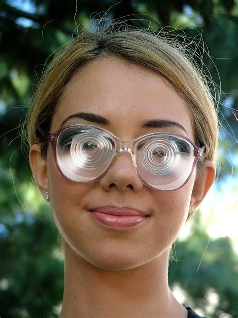 A Girl With Double Myodiscs By Bobbylaurel On Deviantart Geek Glasses Glasses Fashion