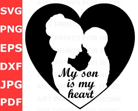 Mother Son Svg Mom Svg Mother Son Quotes Mother Son Love Etsy