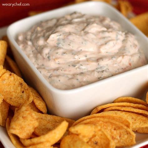 All Time Favorite Mexican Sour Cream Dip The Weary Chef