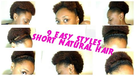 With the sides shaved neatly, the remaining hair is given a great structure according to the face. 9 BACK TO SCHOOL hairstyles for SHORT NATURAL HAIR | The ...