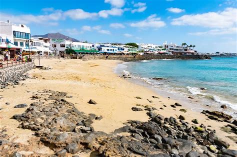 Beautiful View On The Atlantic Ocean On The Island Of Lanzarote In The
