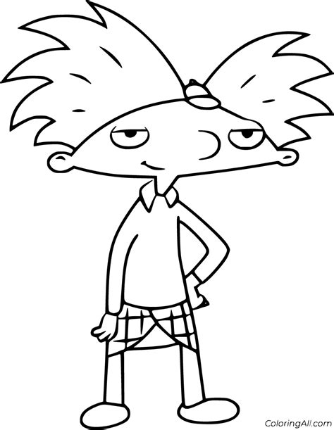 Hey Arnold Coloring Pages 31 Free Printables Coloringall