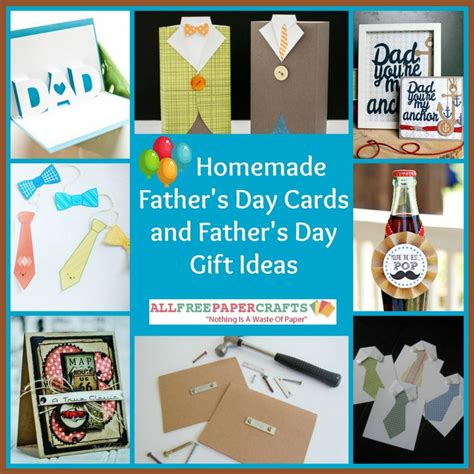 Well, all gifts made by kids are the best. 26 Homemade Father's Day Cards and Father's Day Gift Ideas ...