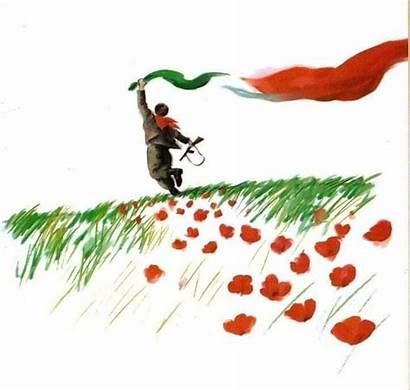Della Aprile Liberazione Festa Anni Costituzione Italiana