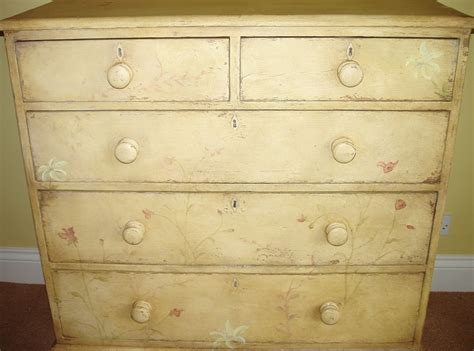 Dolls house hand painted springtime single bed miniature bedroom furniture. Distressed Hand Painted Bedroom Furniture Yorkshire ...