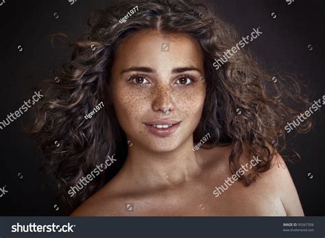 Freckle Natural Beauty Face Stock Photo 95567356 Shutterstock
