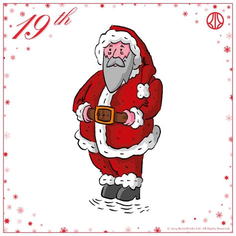 Bertieworks Advent Calendar Dec 19th Santa Picture Book