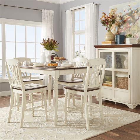 White Counter Height Dining Set Heartland Gathering Counter Height