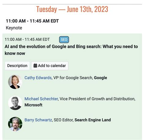 Michael Schechter On Twitter Rt Rustybrick So Honored To Be Interviewing Google S Cathy