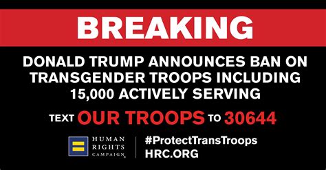 alert trump s transgender military ban human rights campaign