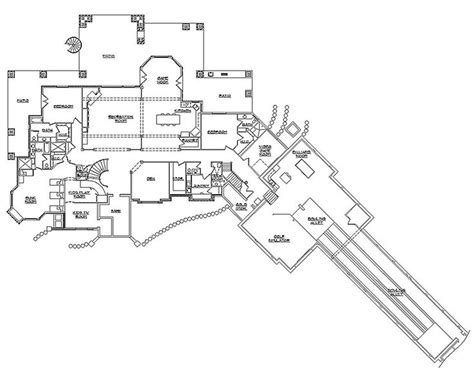 Home Floor Plan W Two Lane Bowling Alley Floor Plans House Floor