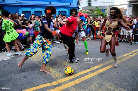 Drag Queens Take Part At The Lay Open Air Football In Celebration Of