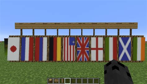 I Made Some Flags In Minecraft With Banners Minecraft