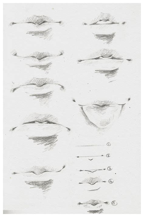 How To Draw Lips Anime Howto Techno