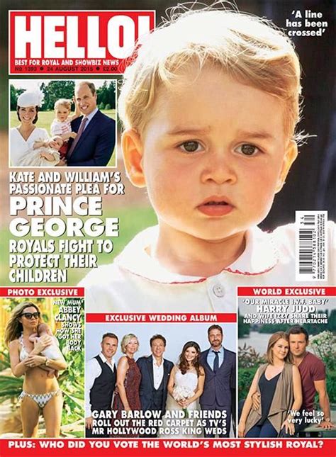 celebrity and royal news and photos in hello magazine prince george alexander louis prince