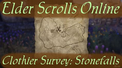 Clothier Survey Stonefalls Elder Scrolls Online Youtube