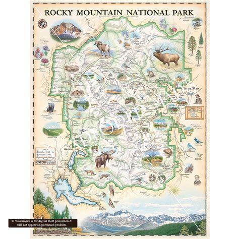 Rocky Mountain National Park Map