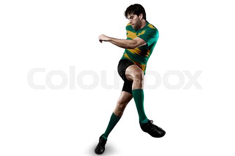 Rugby Player Stock Image Colourbox