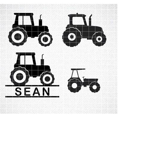 Tractors SVG DXF PNG Tractor Vector Cricut Farm Svg Fa Inspire Uplift