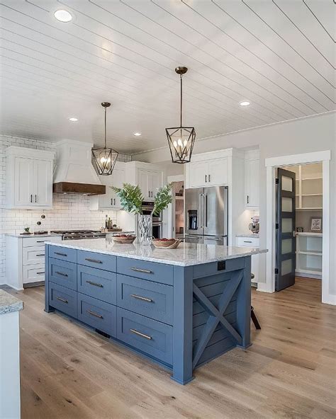 10 White And Blue Kitchens