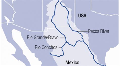 Río Bravo Línea Fronteriza Y Fuente Vital De Abasto Para La Población