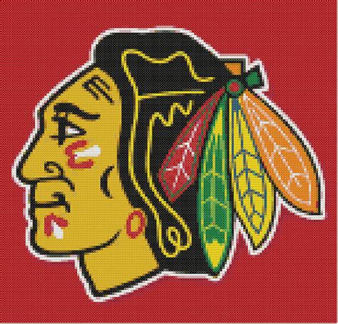 Colored lights will look decent in just about any build, since it'll drown out the color of your parts. Chicago Blackhawks Cross Stitch Pattern-NHL Sports | Etsy ...