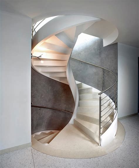 Spiral Staircase In Lightweight Concrete By Rizzi