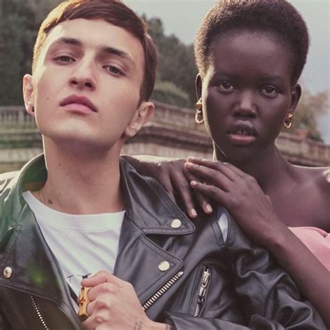 Anwar hadid and adut akech for valentino most recently, hadid was chosen to be the face of valentino's new men's fragrance, valentino oumo born in roma. Adut Akech Bior and Anwar Hadid Model the New Valentino ...