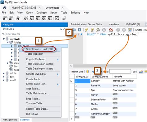 Mysql supports multiple storage engines each with its own specifications while other systems like sql server only support a single storage engine. MySQL SELECT Statement with Examples ~ Job and Study