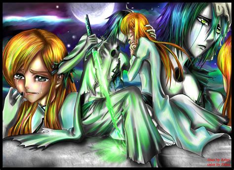 Ulquihime Goodbye By Zelka94 On Deviantart Ulquiorra And Orihime