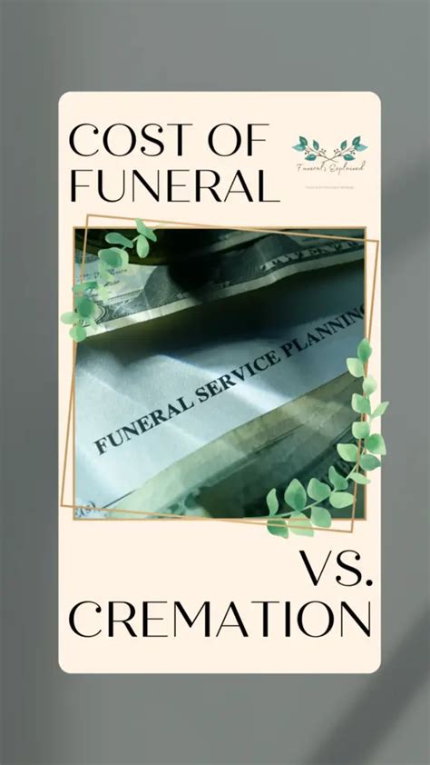 Cost Of Funeral Vs Cremation Funerals Explained