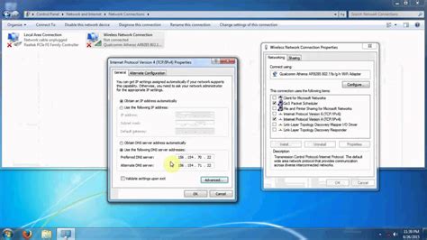 Type the following command and hit enter. Windows 7 Network Adapter Settings - YouTube