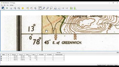 Georeference Scanned Topographic Map Using Qgis Made Simple Easier Youtube