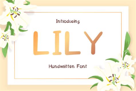 Lily Font By Nattyinshop · Creative Fabrica