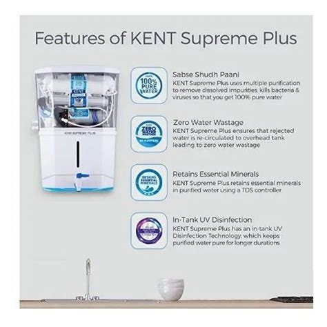 Kent Supreme Plus Rouvuftds Control Water Purifier 8 L At Rs 19000
