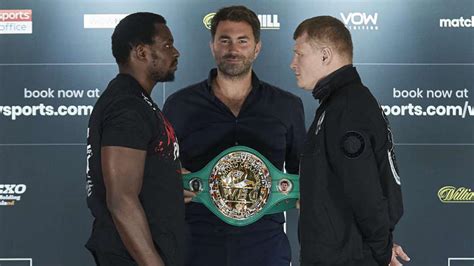 Dillian whyte ii, billed as rumble on the rock, was a heavyweight professional boxing rematch contested between the former wba (regular). Alexander Povetkin vs. Dillian Whyte rematch postponed ...