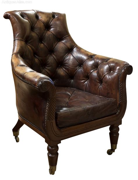 The comfort of the wellington and. Regency Mahogany Distressed Leather Armchair C1820 ...