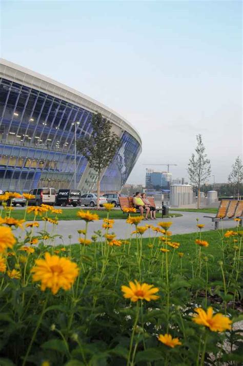 Schachtjor donezk verliert knapp beim as rom und fliegt aus der königsklasse. Donbass Arena - FC Shakhtar Donetsk Stadium, Ukraine - e ...